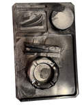 Black and Silver Rolling Tray